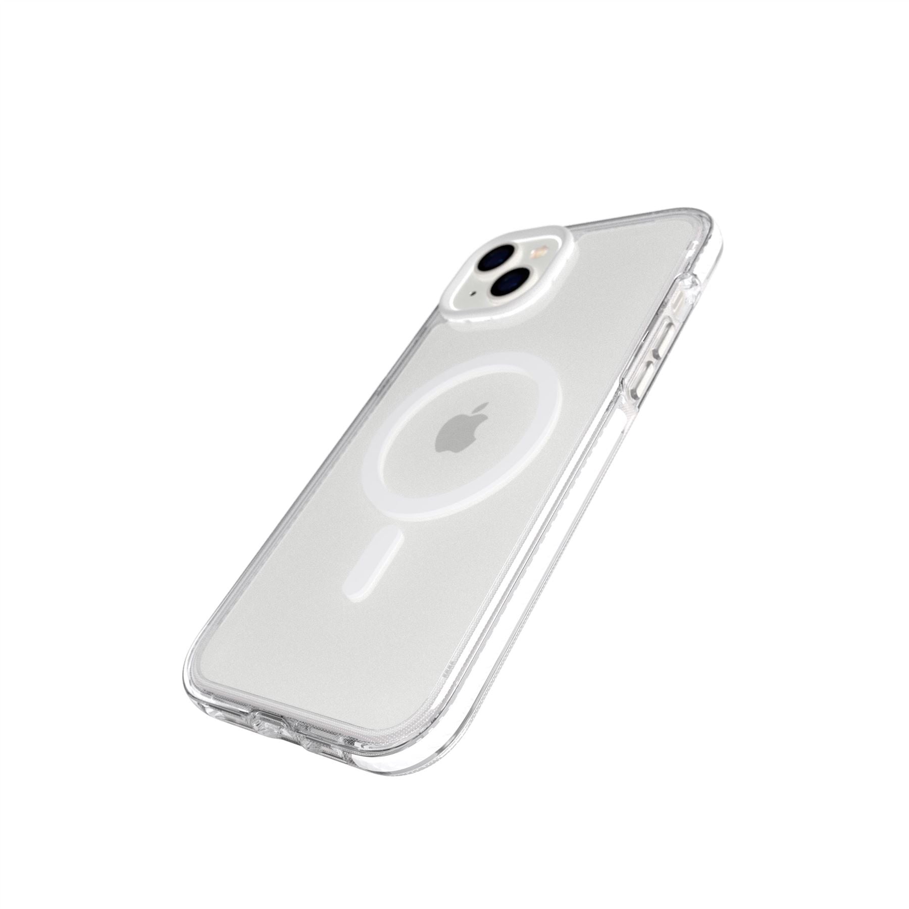 Tech21 EvoCrystal iPhone 14 Plus Hülle Weiß MagSafe