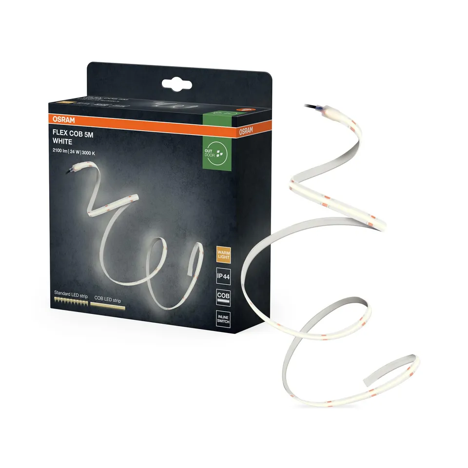 OSRAM SMART+ FLEX COB Outdoor LED-Streifen 5m warmweiß