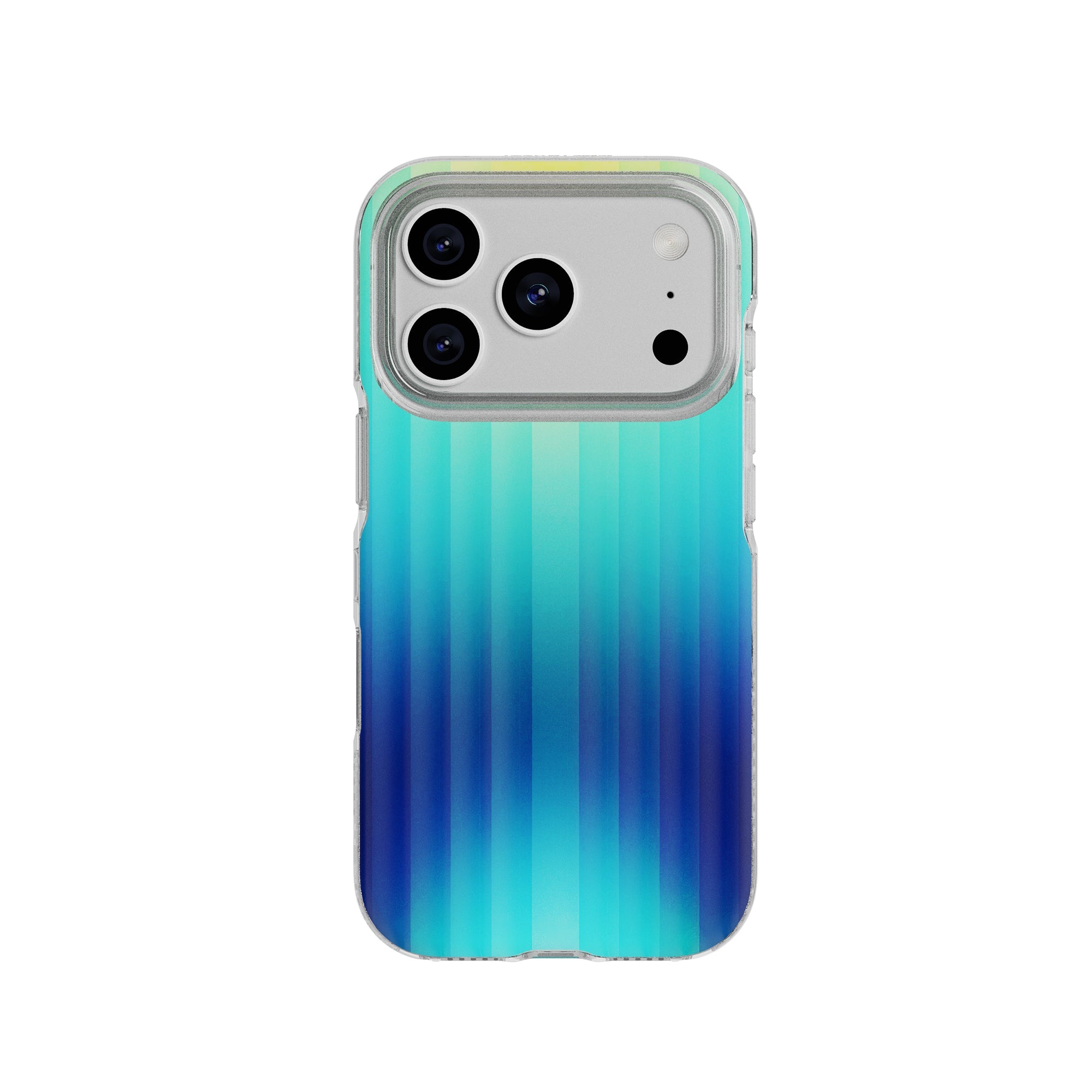 Tech21 FlexQuartz iPhone 17 Pro Hülle Ombre Blue Green