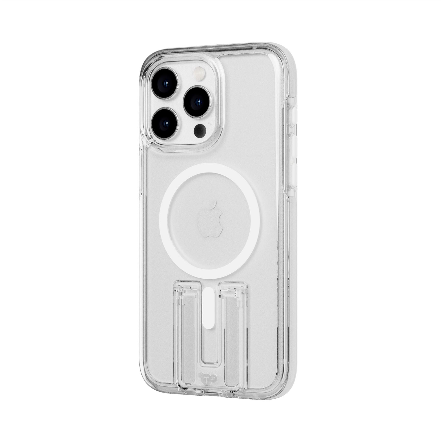 Tech21 EvoCrystal Kick iPhone 15 Pro Max Hülle Weiß MagSafe