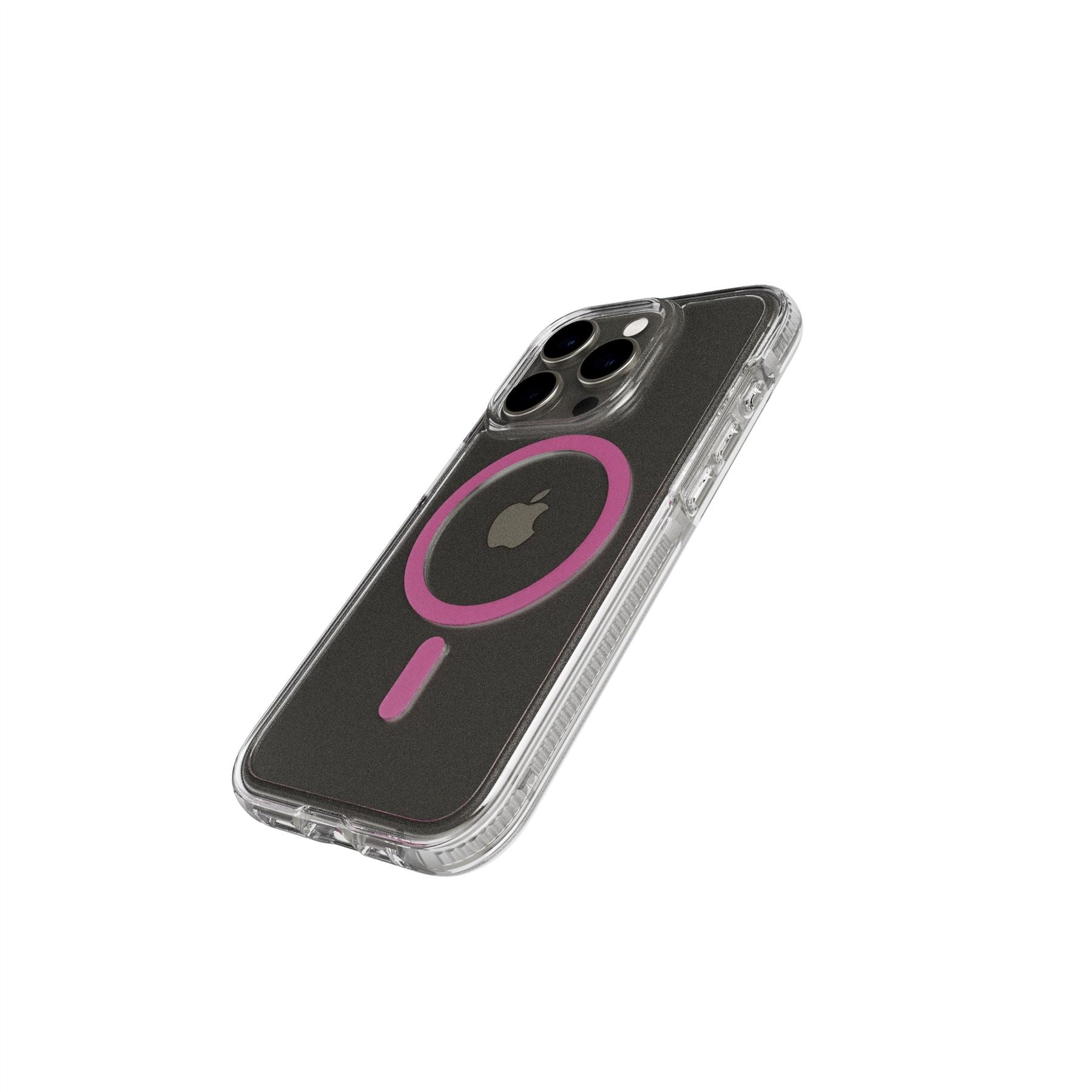 Tech21 FlexQuartz iPhone 15 Pro Handyhülle Pink MagSafe