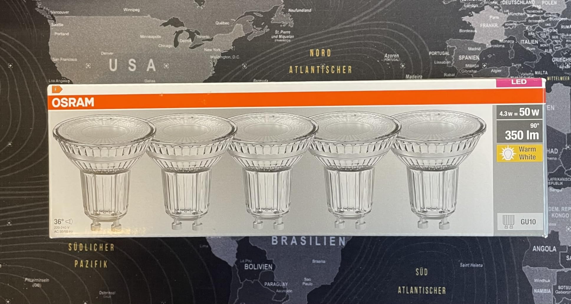 ams OSRAM SMART+ Base PAR16 GU10 Spot 4000K 5er-Pack