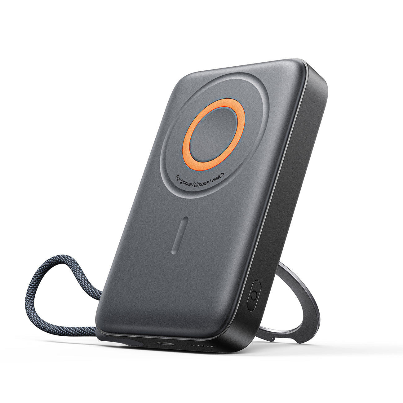 JOYROOM JR-PBM02 22,5W Magnet-Powerbank 10000mAh Schwarz Ständer
