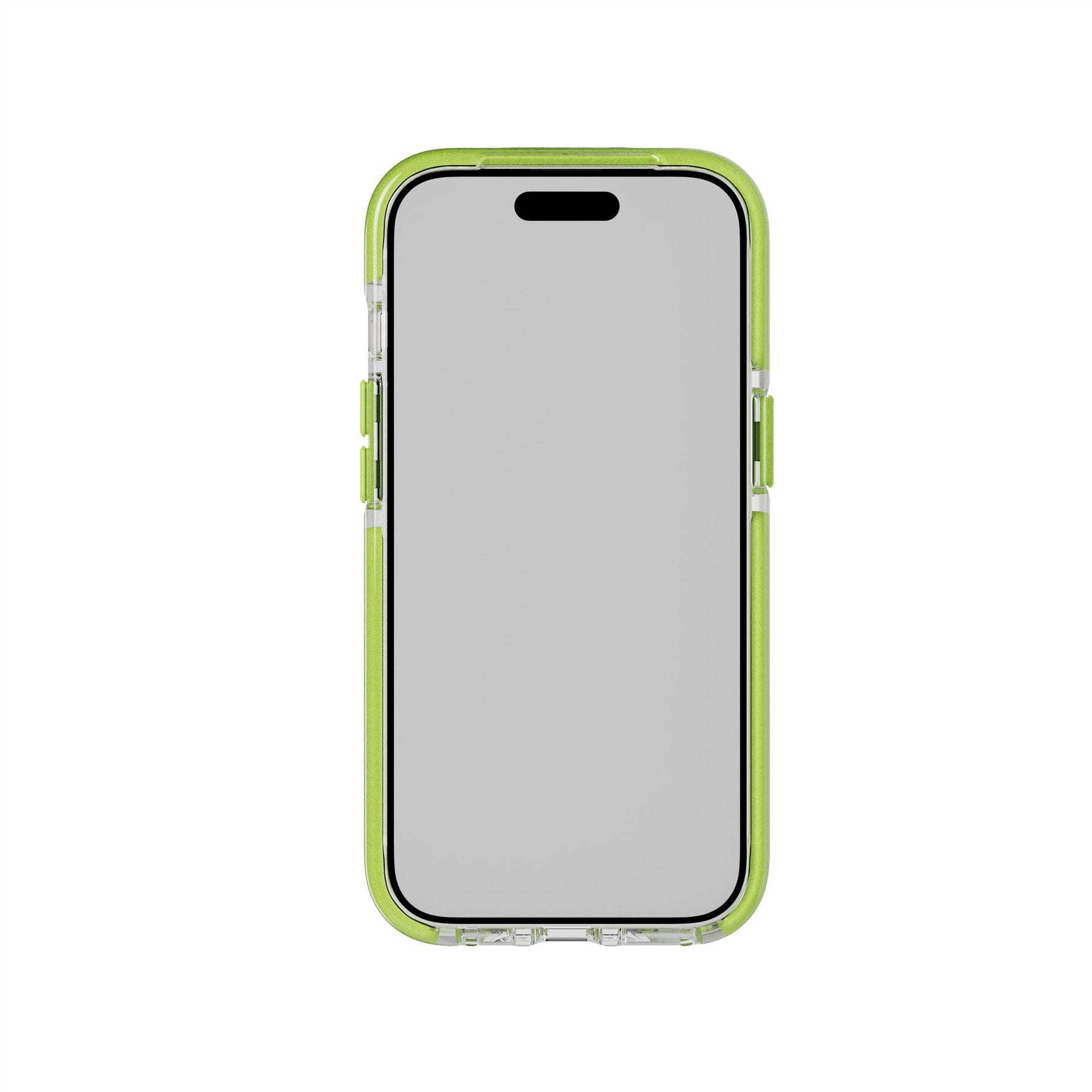 Tech21 EvoCrystal Kick MagSafe iPhone Hülle Lime Ständer