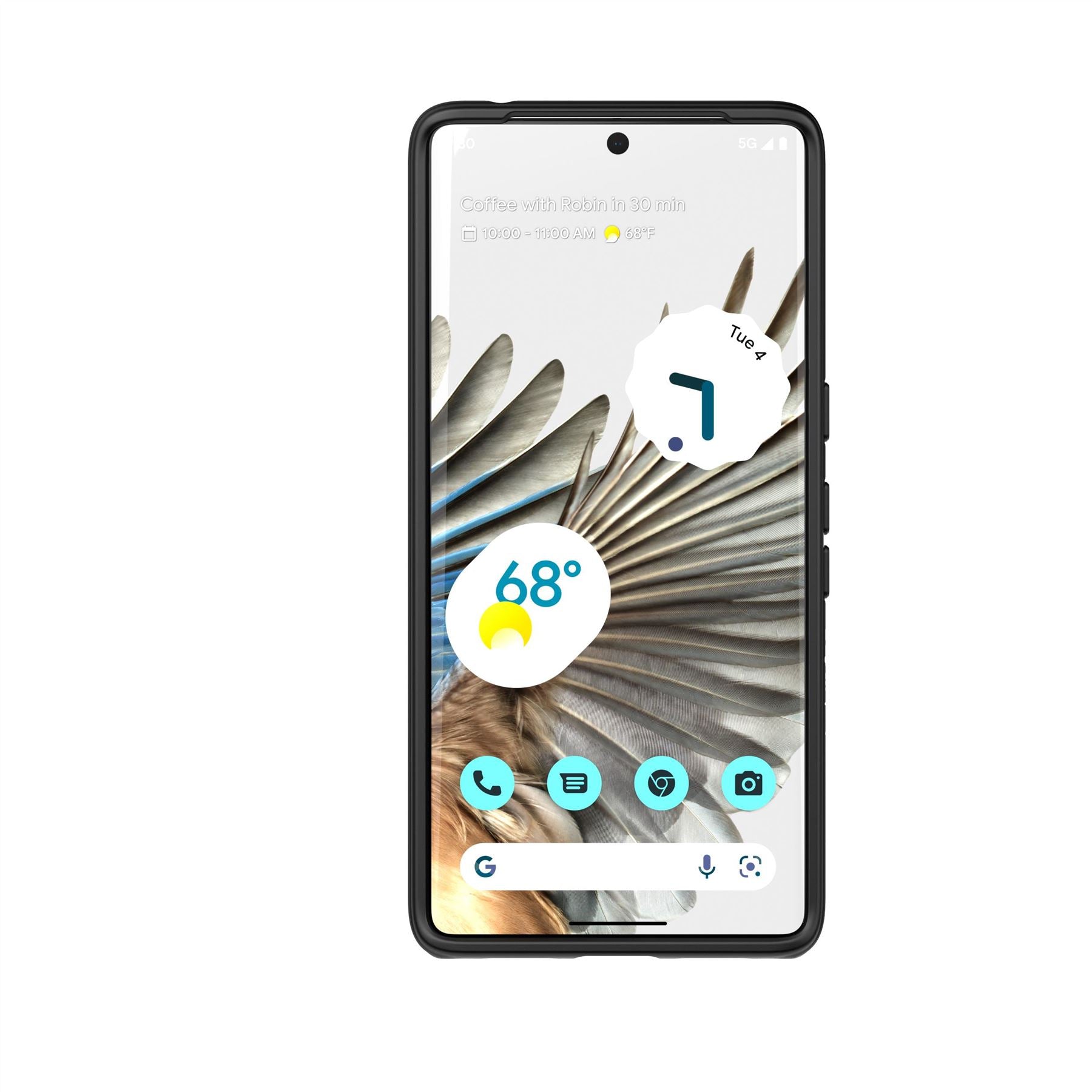Tech21 EvoLite Pixel 7 Pro Hülle Schwarz 3m Antibakteriell