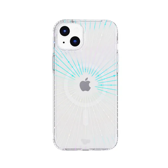 Tech21 EvoSparkle iPhone 15 Plus Handyhülle MagSafe Solar