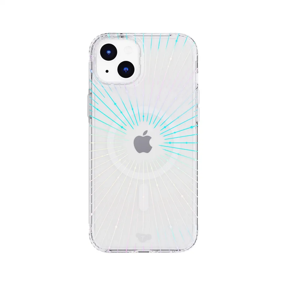 Tech21 EvoSparkle iPhone 15 Plus Handyhülle MagSafe Solar
