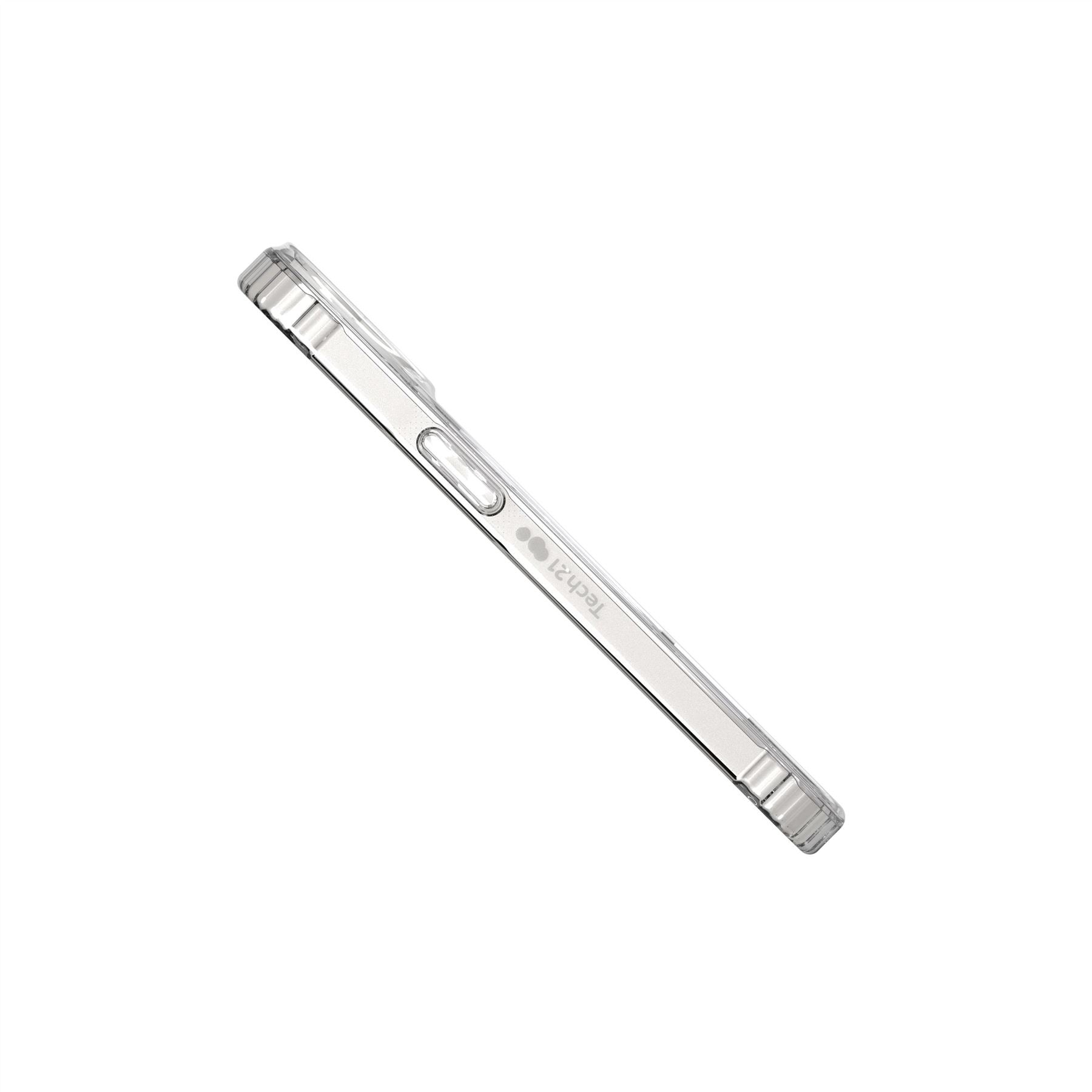 Tech21 EvoClear iPhone 13/14/15/16e/17e Hülle Transparent Anti-Yellow