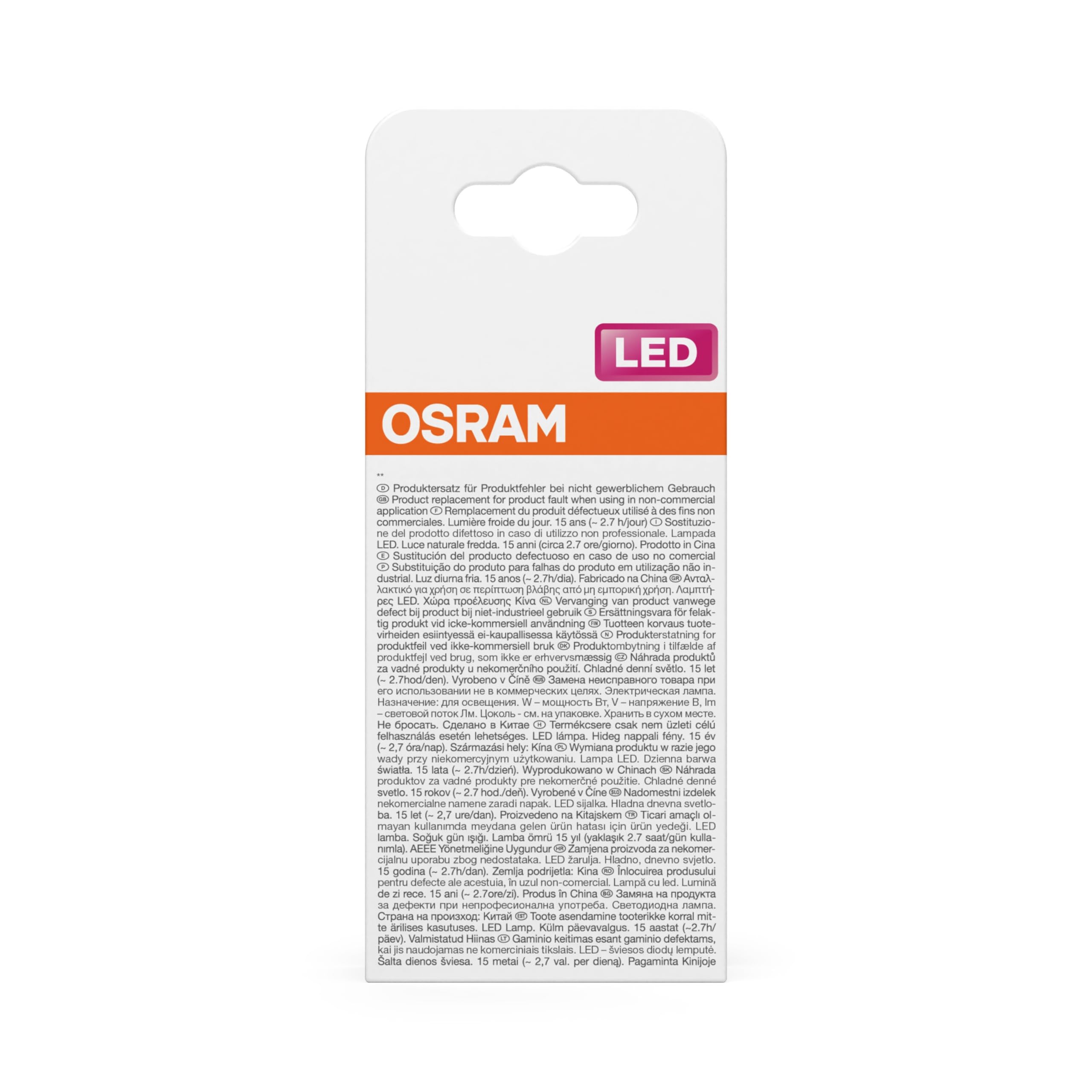 OSRAM Star Classic A60 Filament LED E27 kaltweiß 60W-Ersatz