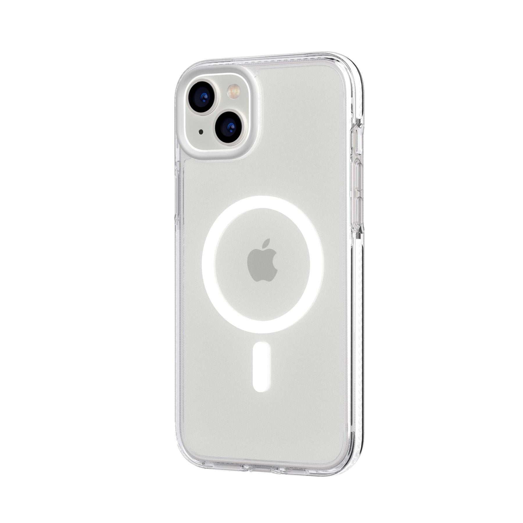 Tech21 EvoCrystal iPhone 14 Plus Hülle Weiß MagSafe