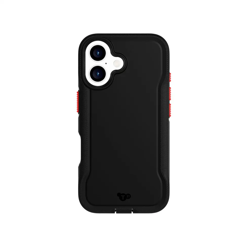 Tech21 EvoPro iPhone 16 Handyhülle Schwarz MagSafe stoßfest