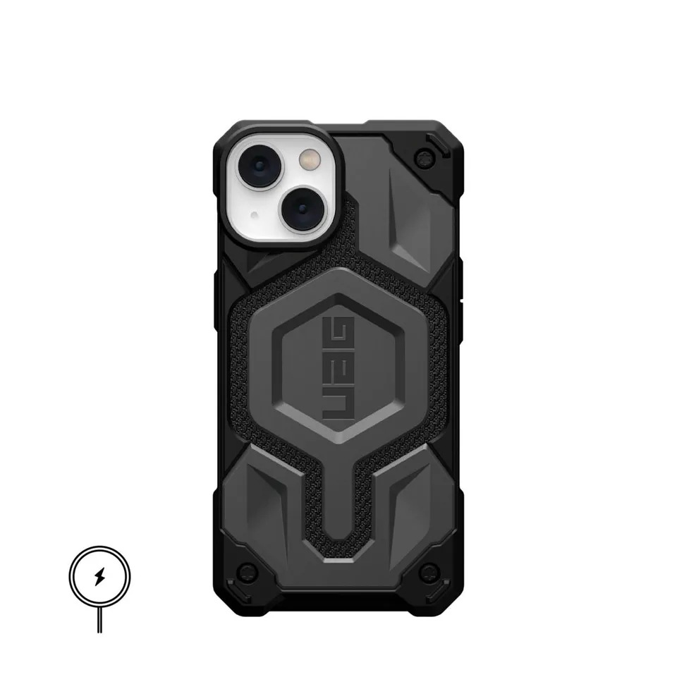 UAG Monarch Pro iPhone 14 Hülle Kevlar MagSafe schwarz