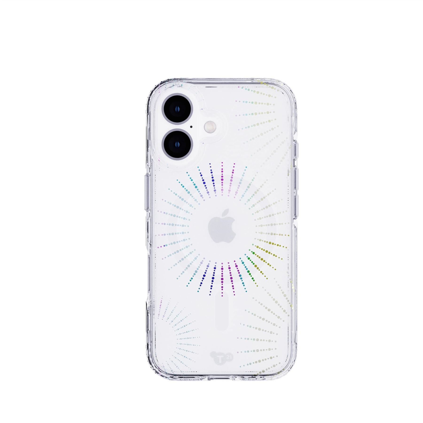 Tech21 EvoSparkle iPhone 16 Hülle Lunar MagSafe Glitzer
