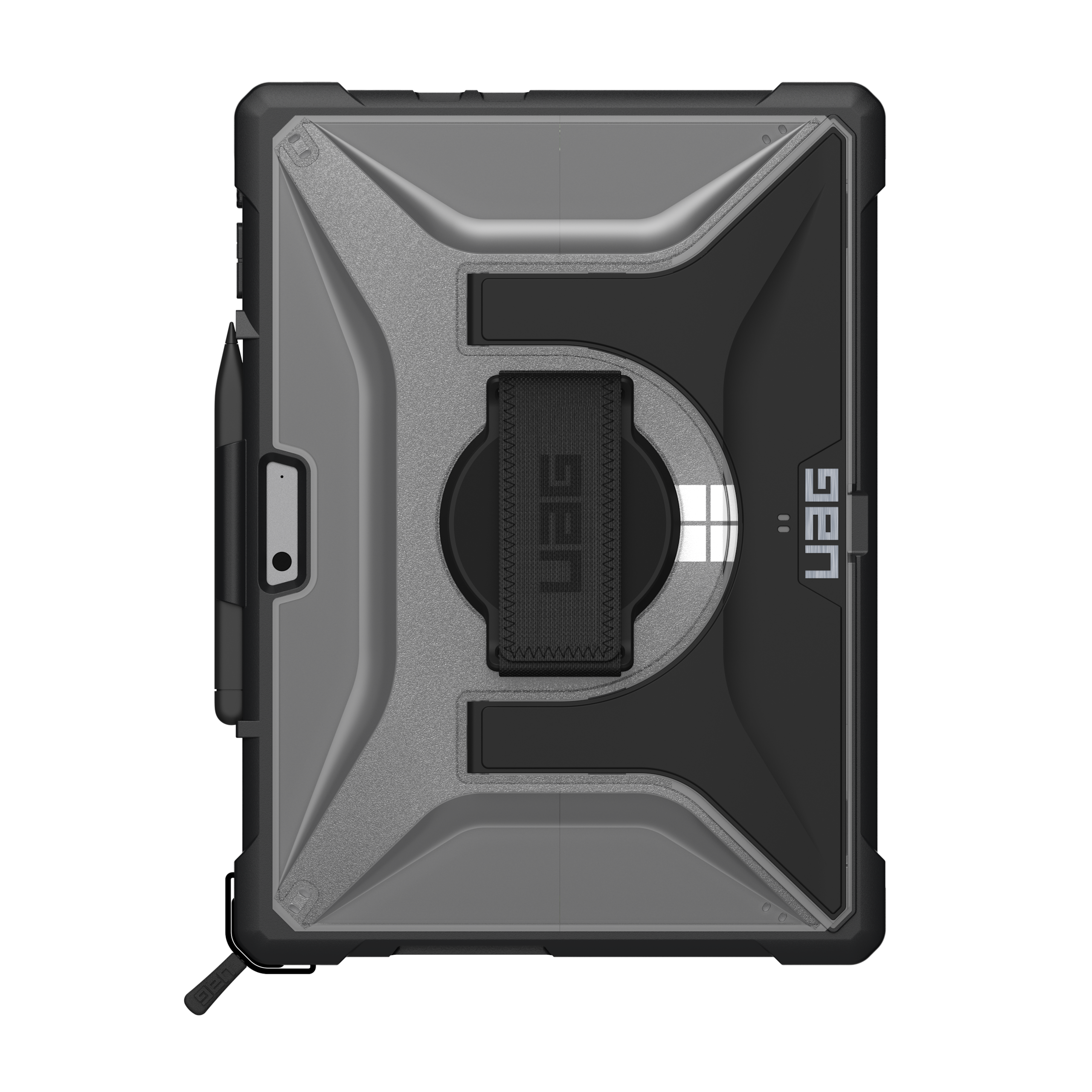 UAG Plasma Surface Pro 9/10 Hülle transparent mit Ständer
