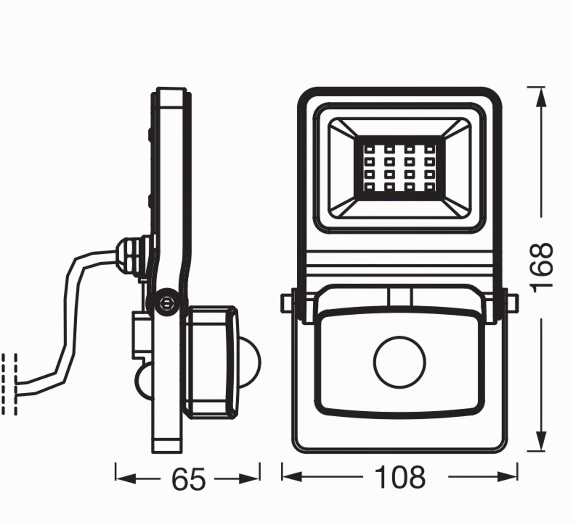 OSRAM SMART+ Endura Flood Fluter 10W 4000K dunkelgrau
