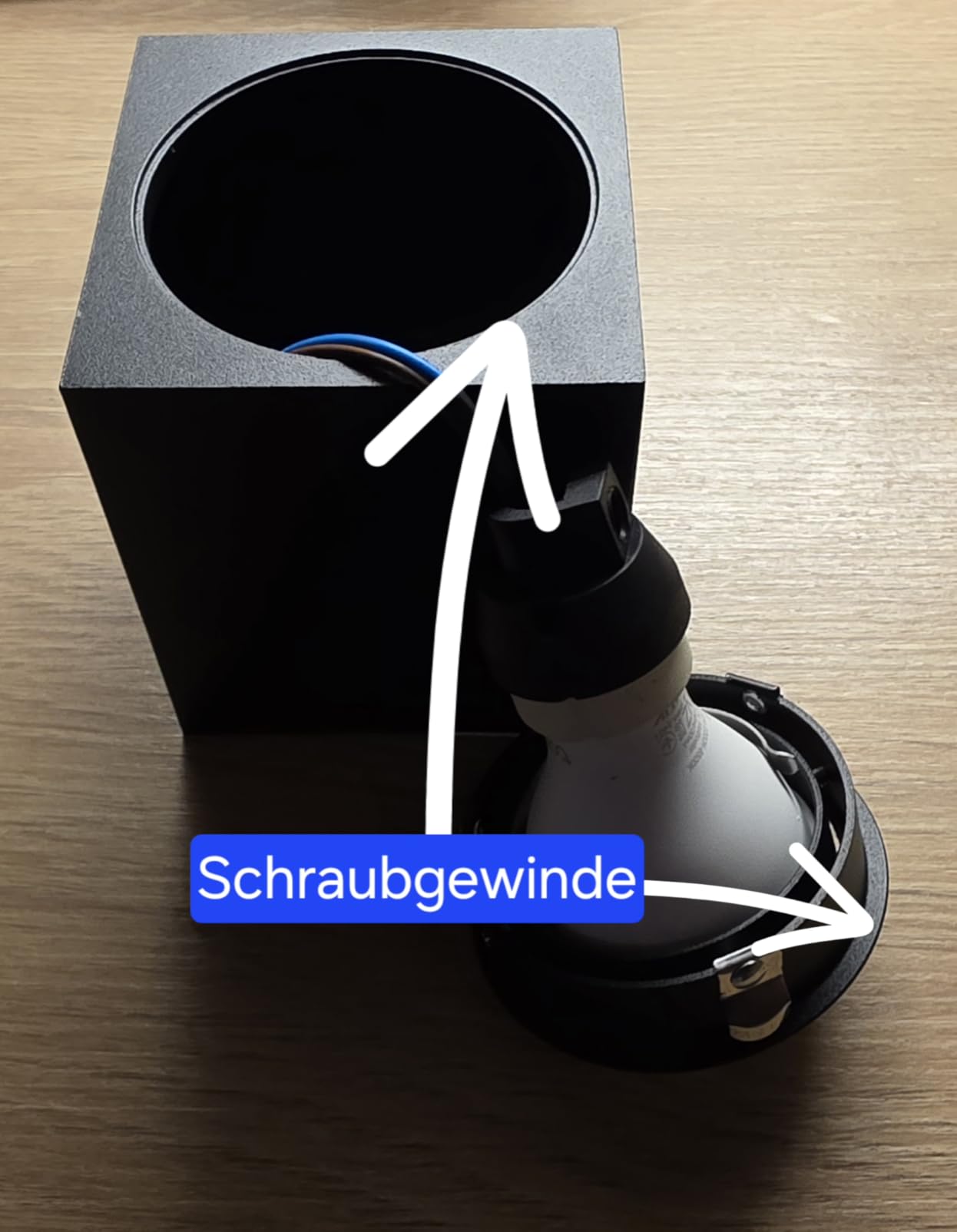 ams OSRAM SMART+ Spot Surface Square Aufbauspot Weiß GU10 eckig