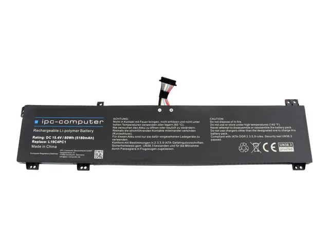 IPC-Computer L19C4PC1 Akku 79Wh lang schwarz