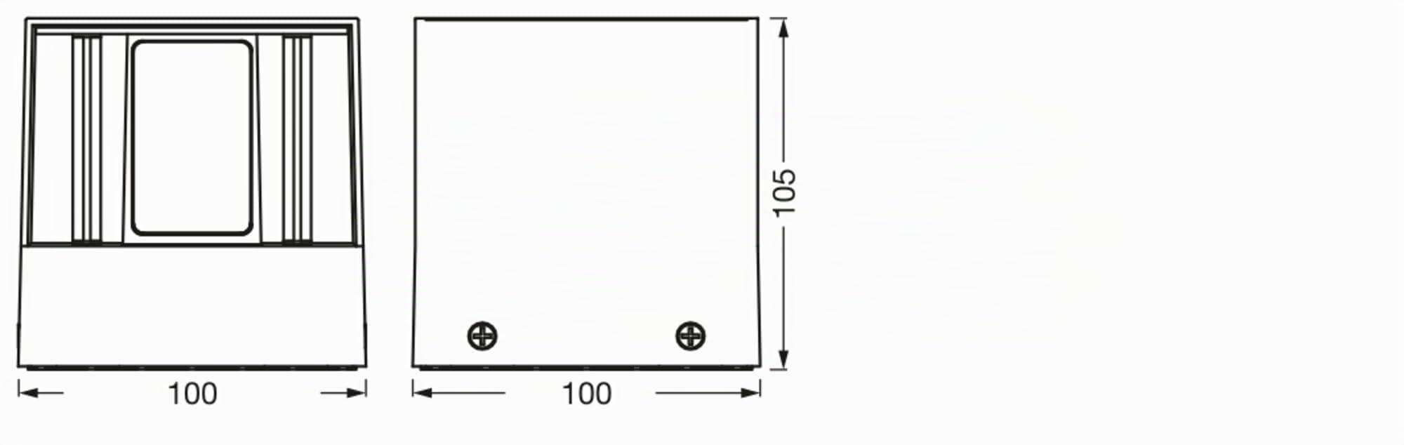 ams OSRAM SMART+ Beam Wandleuchte RGB TW Matter 8W