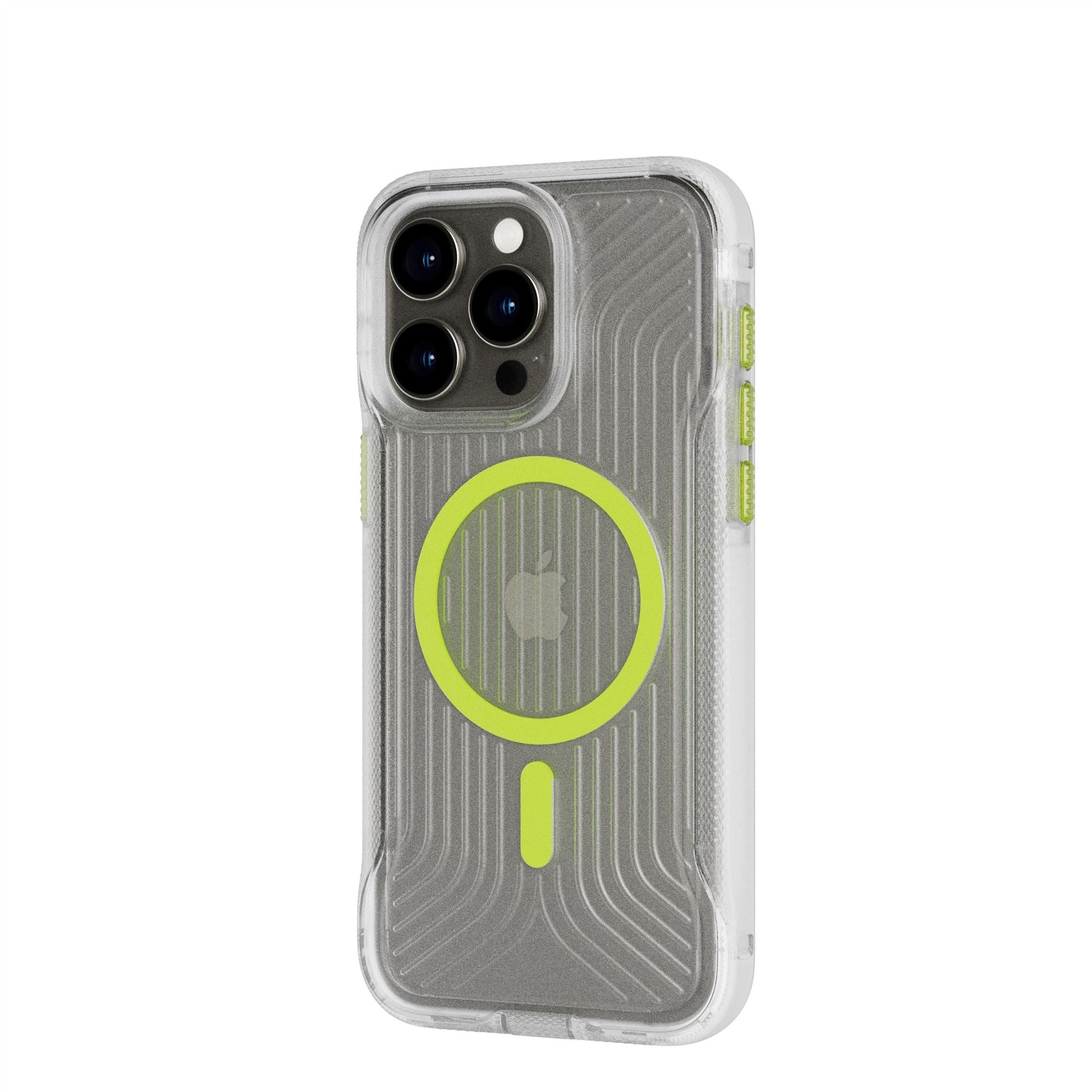 Tech21 FlexPro iPhone 15 Pro Max Handyhülle Clear Glow MagSafe