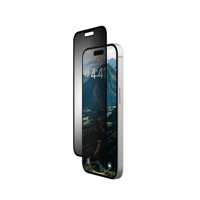 UAG Standard Issue Blickschutzfolie für iPhone 15 Pro abnehmbar
