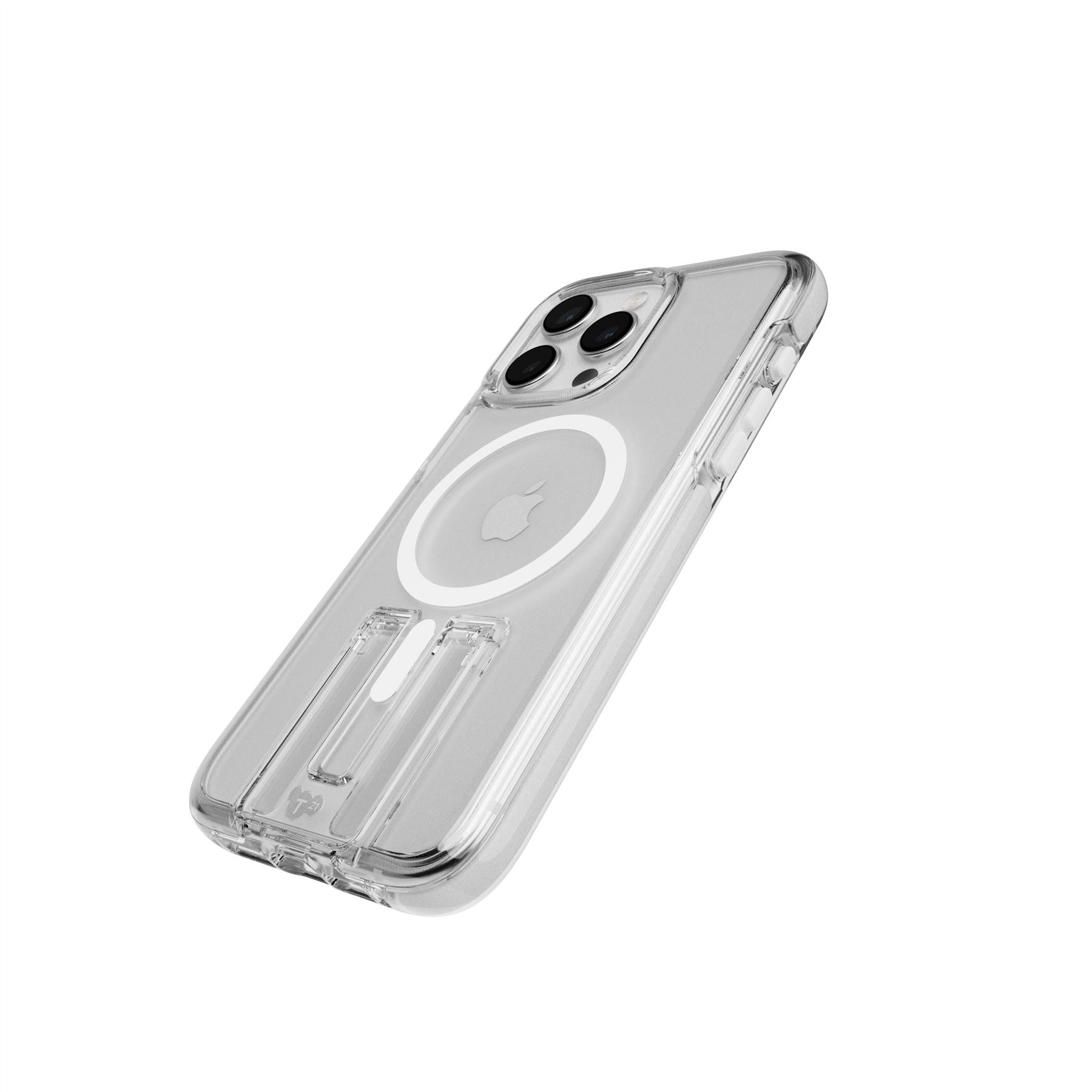 Tech21 EvoCrystal Kick iPhone 15 Pro Max Hülle Weiß MagSafe