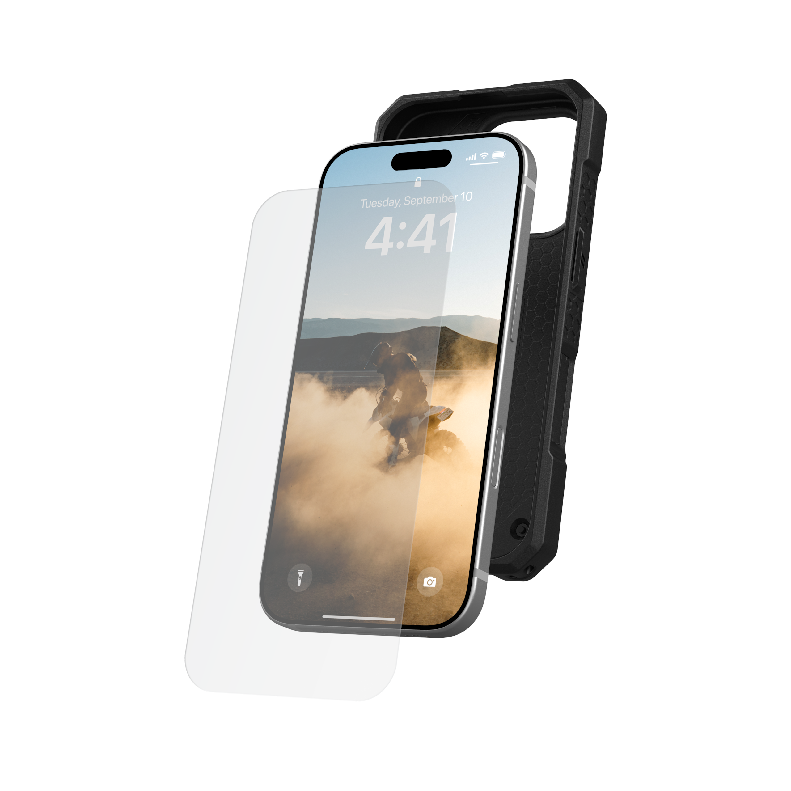UAG Standard Issue Shield Ultra iPhone 16 Pro Panzerglas