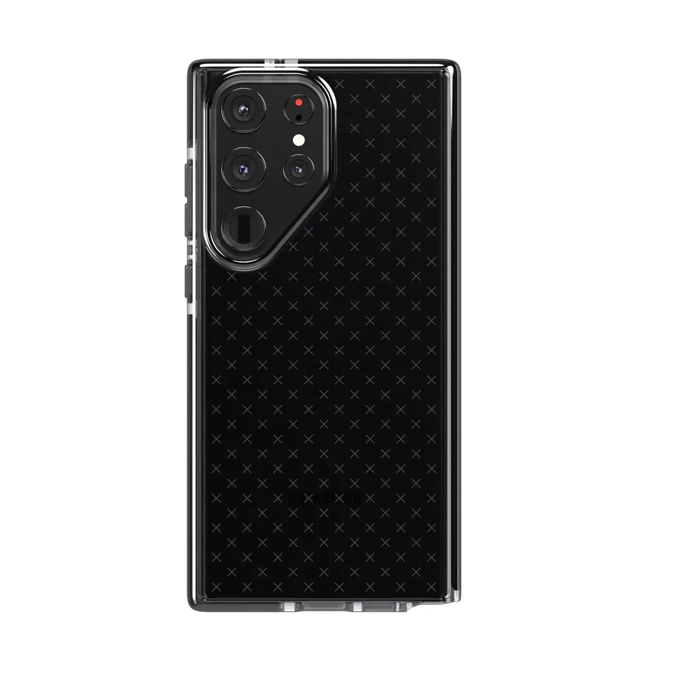 Tech21 Evo Check Galaxy S23 Ultra Hülle Smokey Black 16ft