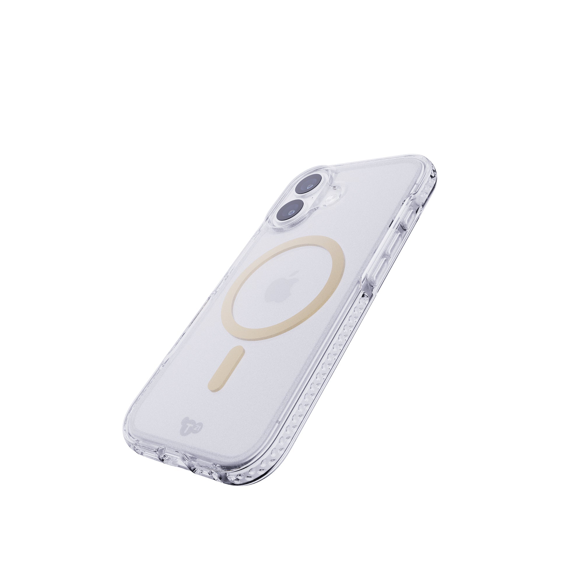 Tech21 EvoCrystal iPhone 17 Hülle MagSafe Gold Transparent