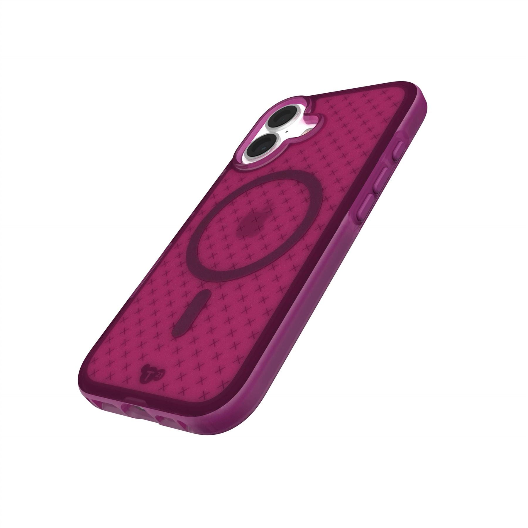 Tech21 EvoCheck iPhone 16 Hülle MagSafe Plum Lila 4,9m