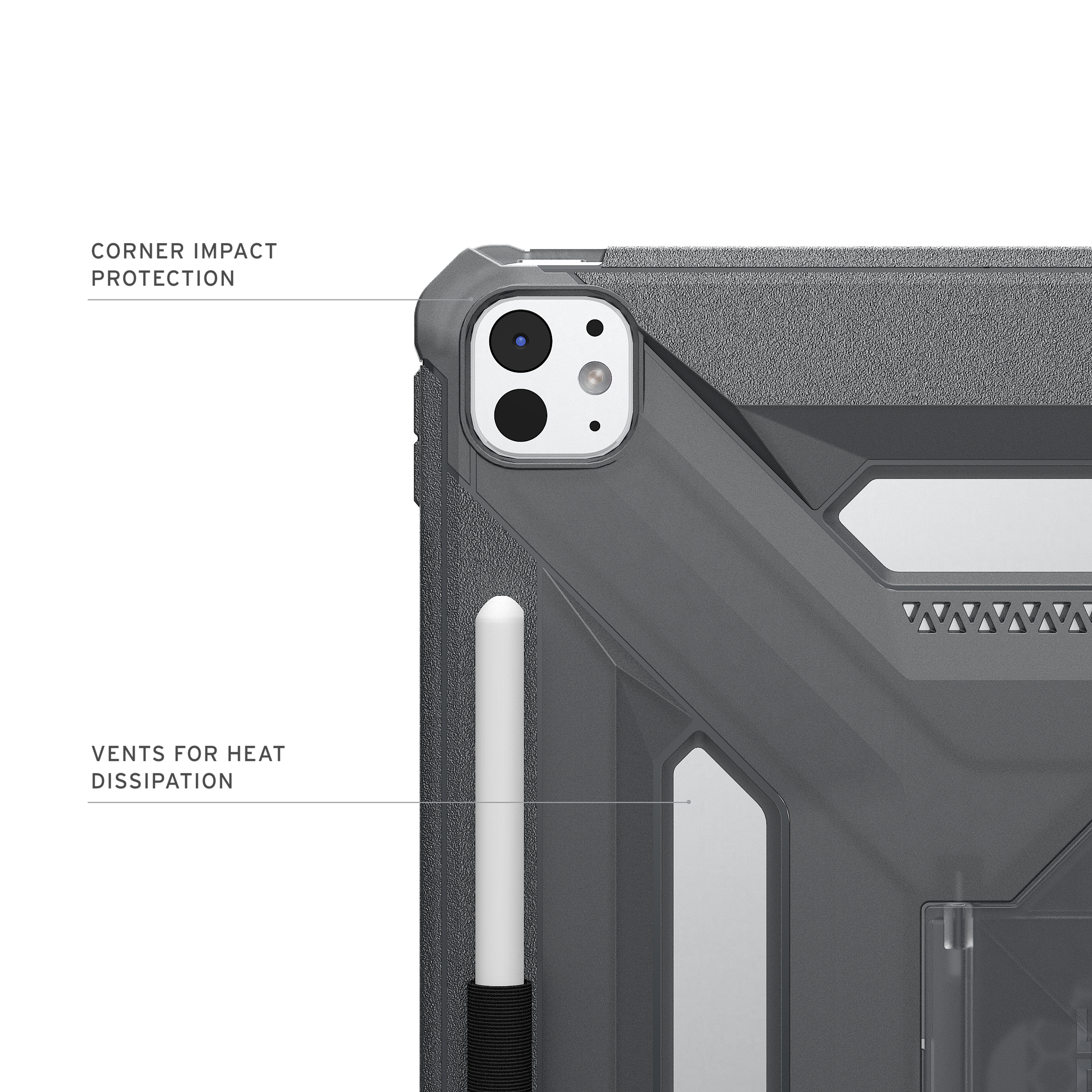 UAG Scout Plus Tablet Hülle iPad Pro 13 M4 2024 mit Ständer
