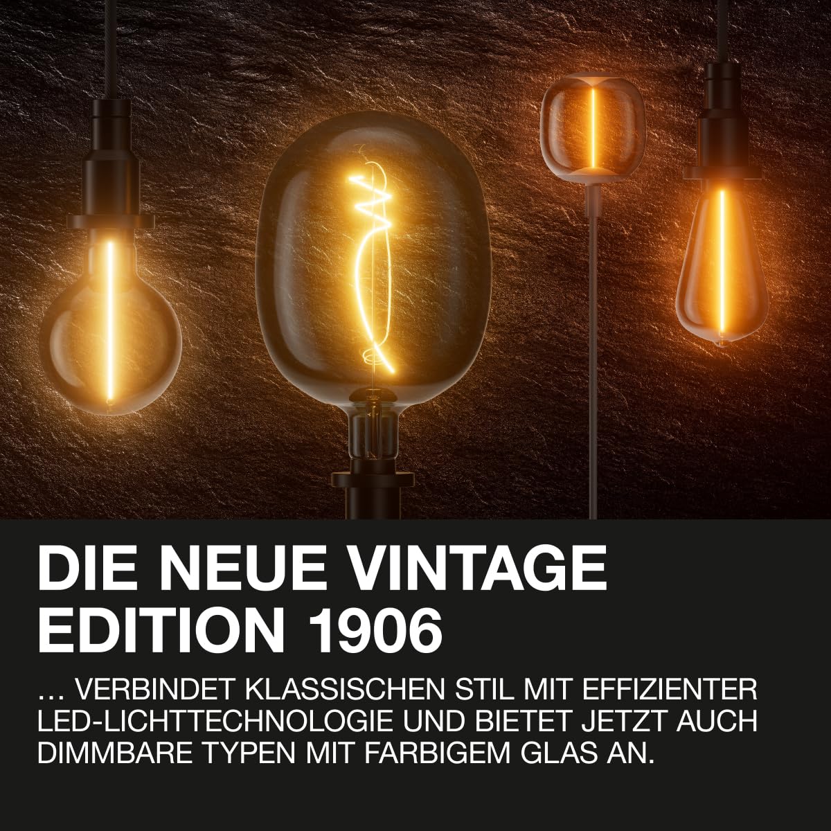 Osram Vintage 1906 Tubular 35 LED-Lampe E27 gold 4W