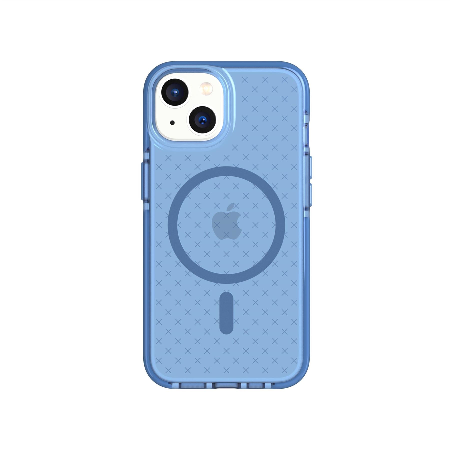 Tech21 EvoCheck MagSafe iPhone 15/14/13 Hülle Tranquil Blue