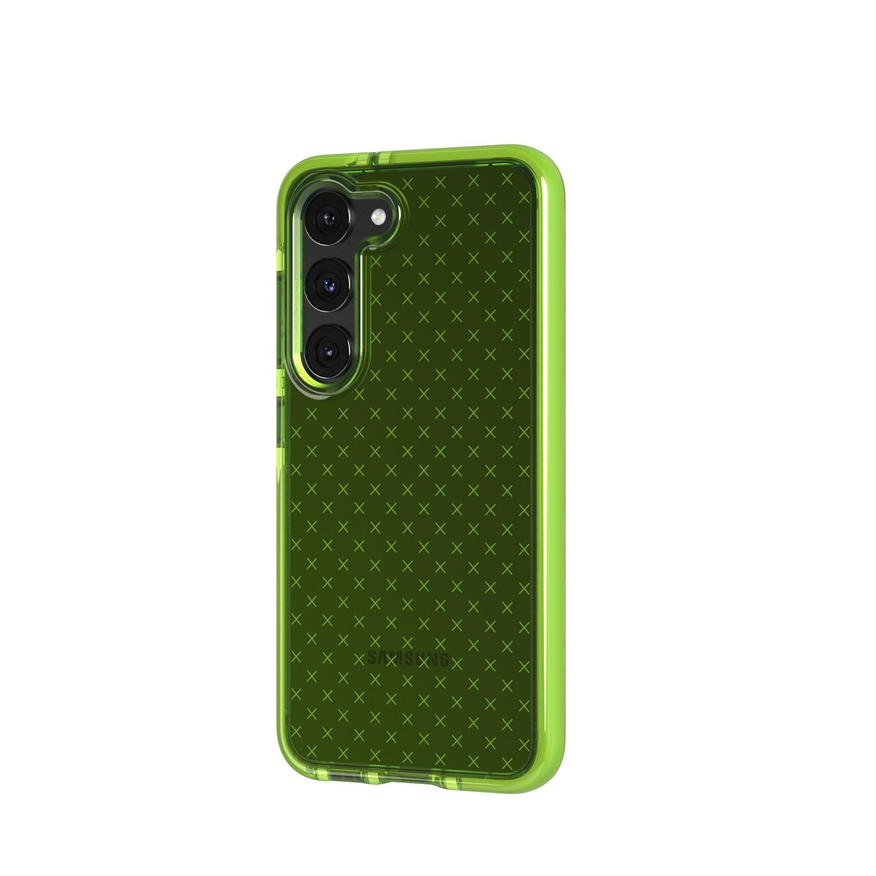 Tech21 EvoCheck Galaxy S23 Handyhülle Lime 4,9m Fallschutz