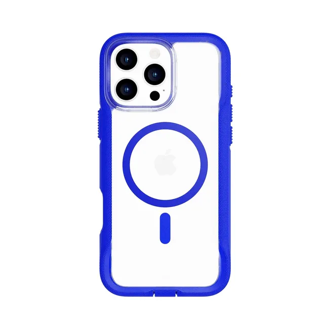 Tech21 EvoPro iPhone 16 Pro Max Handyhülle Clear Blue MagSafe