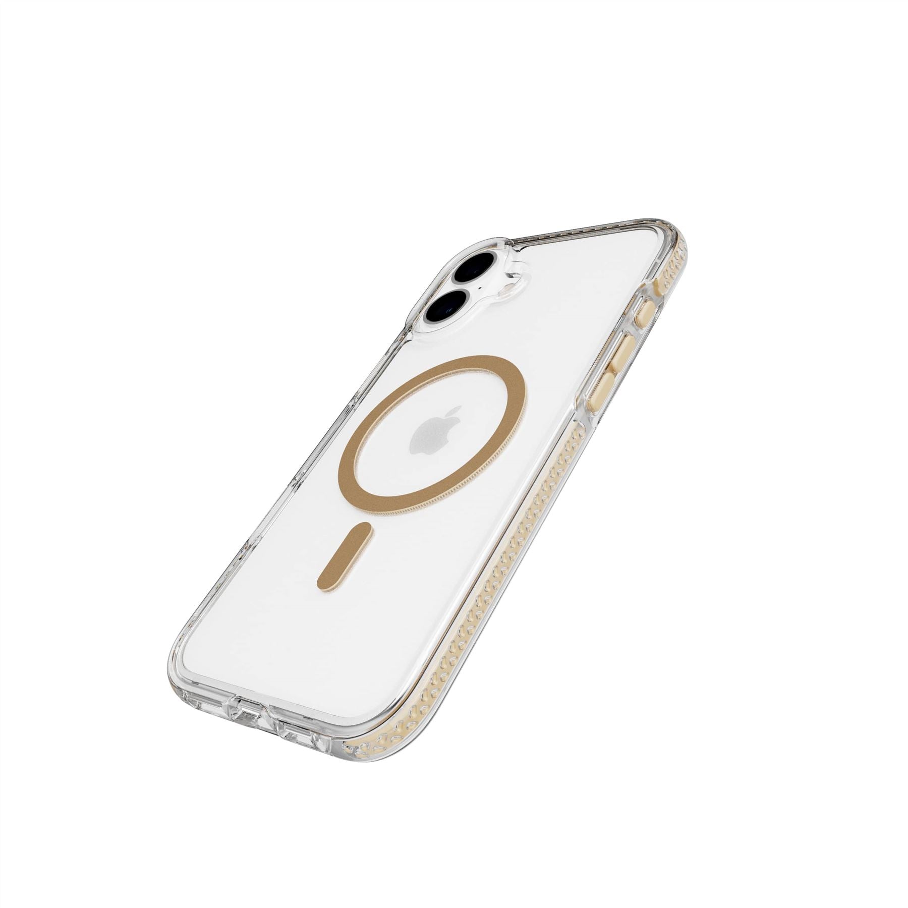 Tech21 EvoCrystal iPhone 16 Plus Handyhülle Gold MagSafe