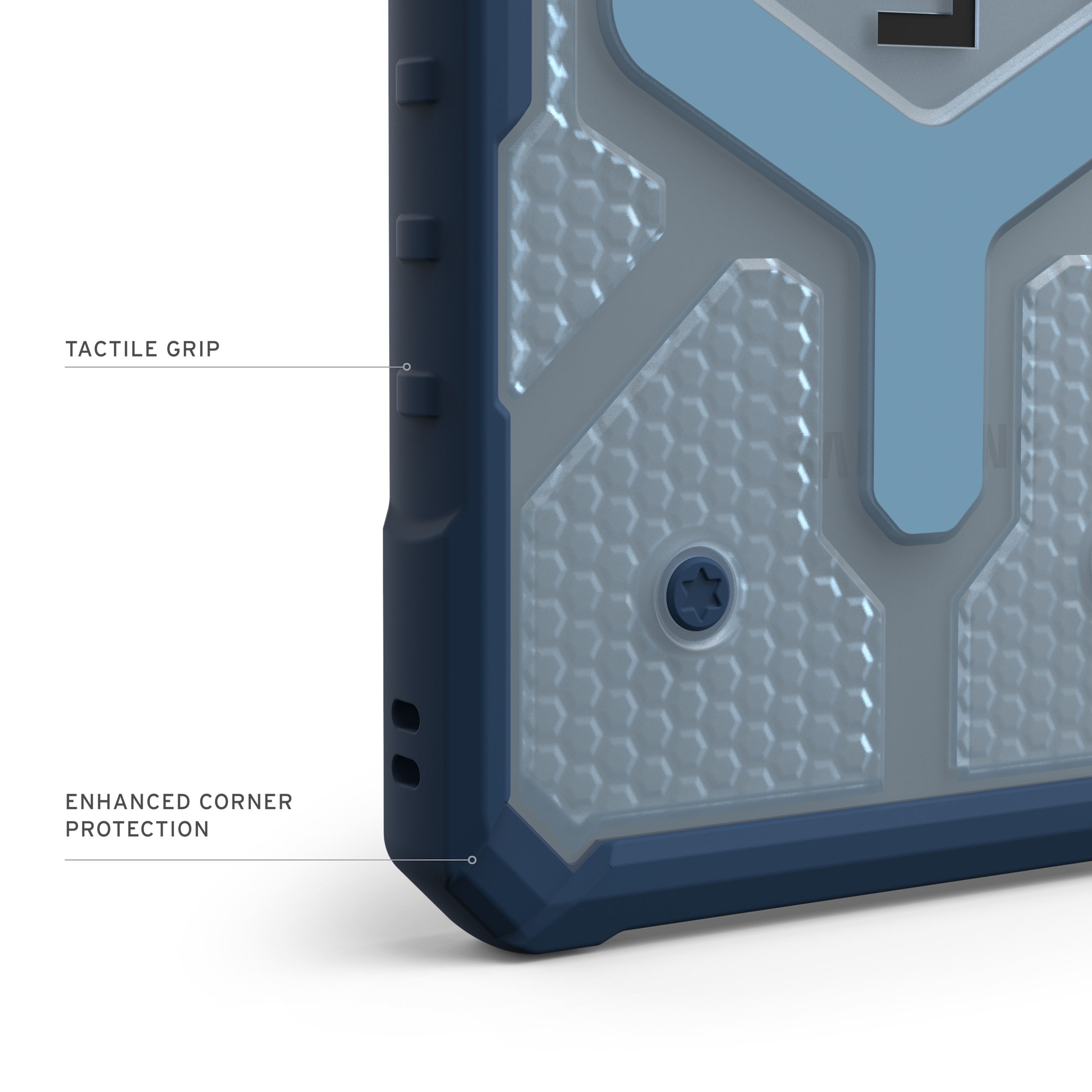 UAG Pathfinder Clear Galaxy S25 Ultra Hülle Blues Lanyard