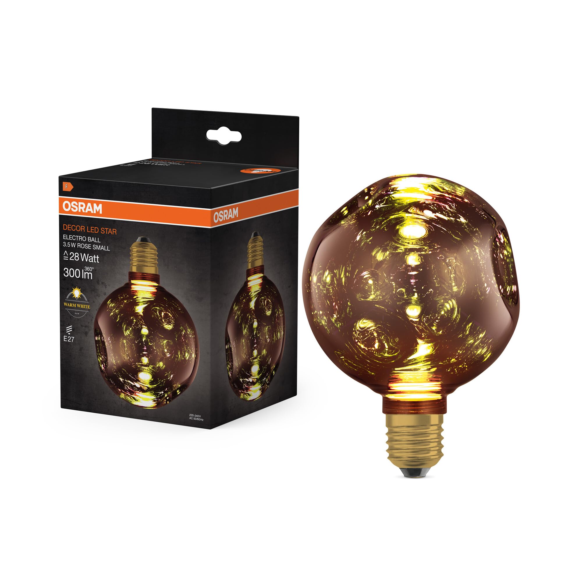 OSRAM DECOR Electro Glaslampe Large gold E27 2700K