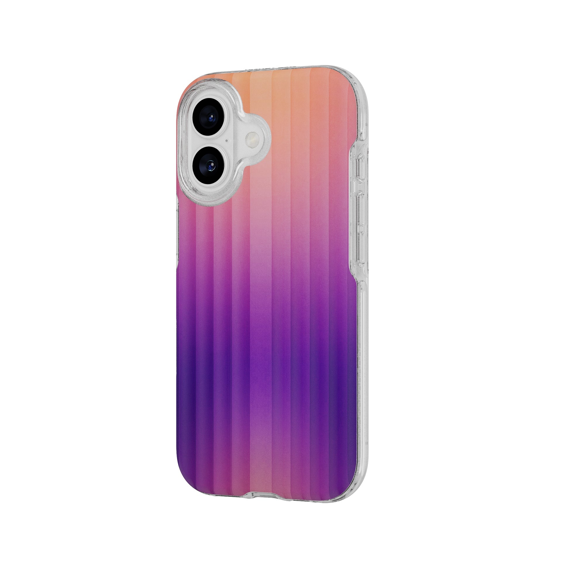 Tech21 FlexQuartz iPhone 17 Hülle Ombre Purple Pink MagSafe