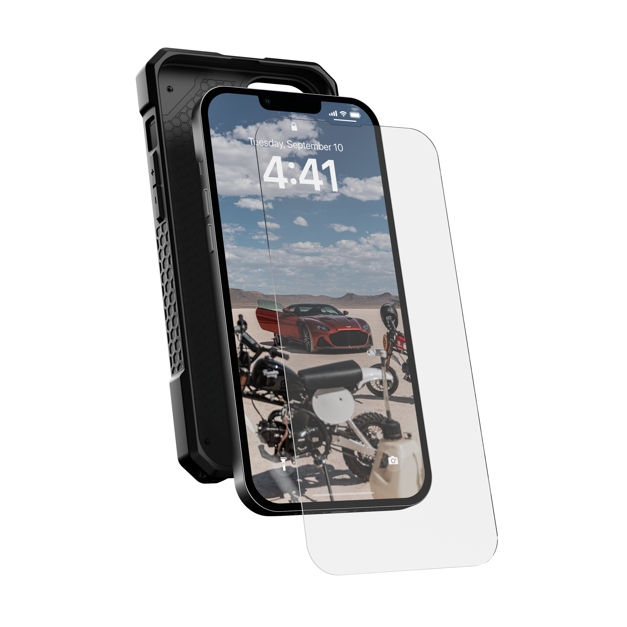 UAG Standard Issue Shield Plus iPhone 14 Plus Panzerglas