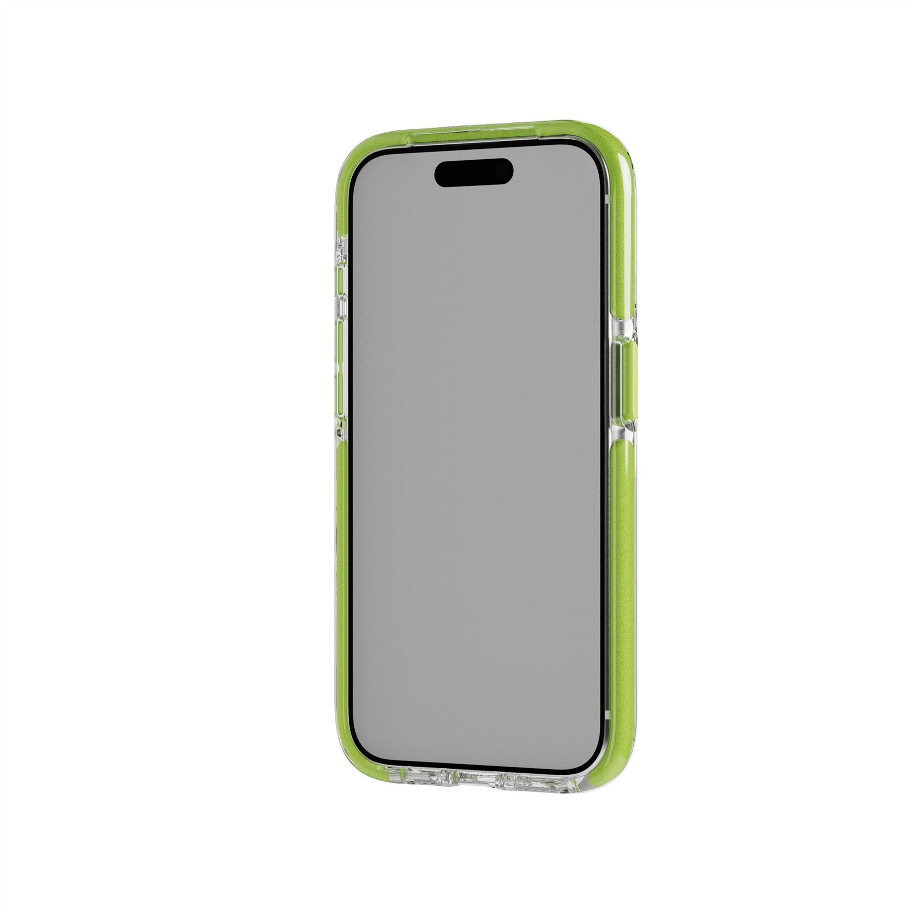 Tech21 EvoCrystal Kick iPhone 15 Pro Hülle limette MagSafe
