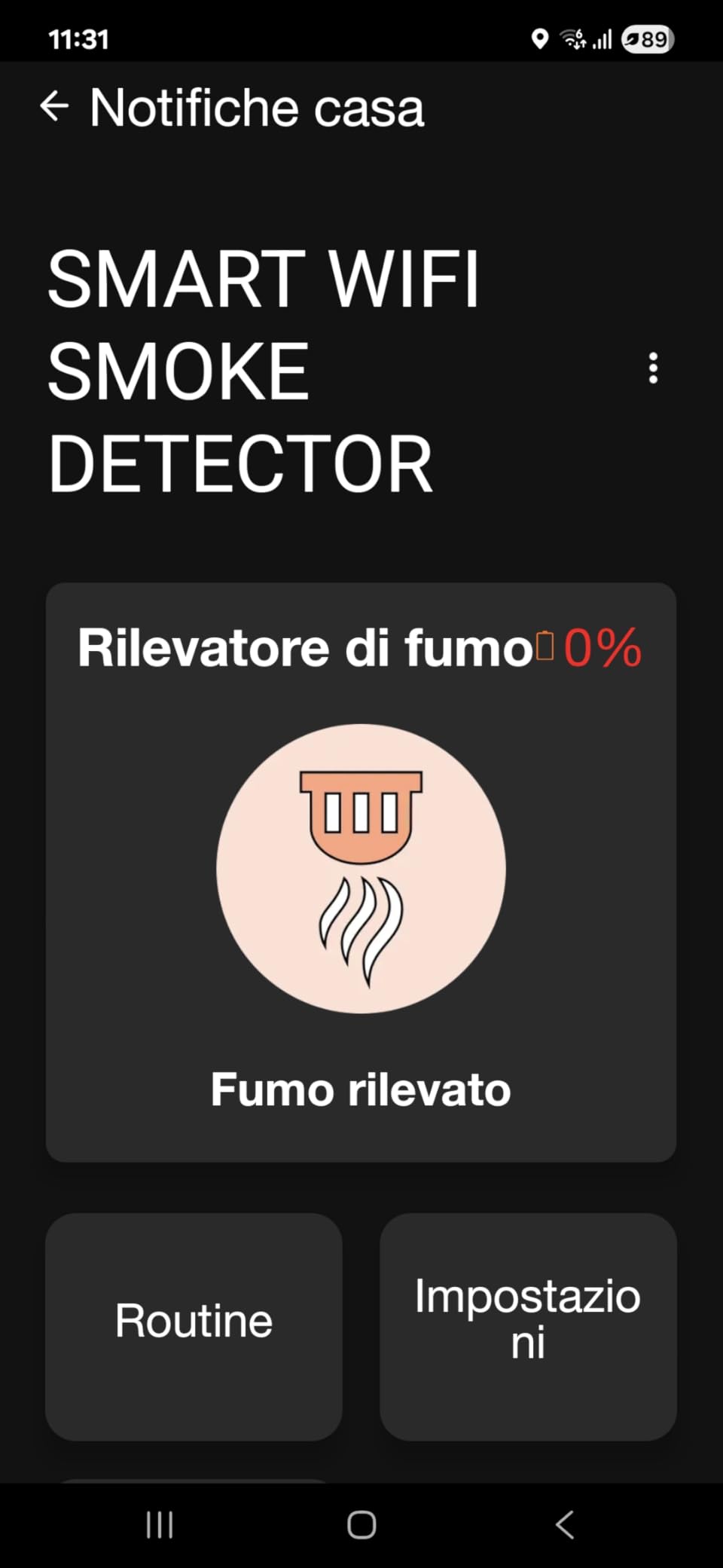 LEDVANCE SMART+ Rauchmelder WiFi weiß EN 14604 App-Alarm
