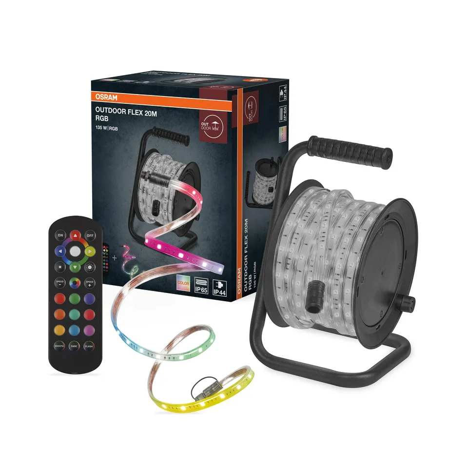 ams OSRAM SMART+ Outdoor Flex LED-Streifen RGB 20m IP65