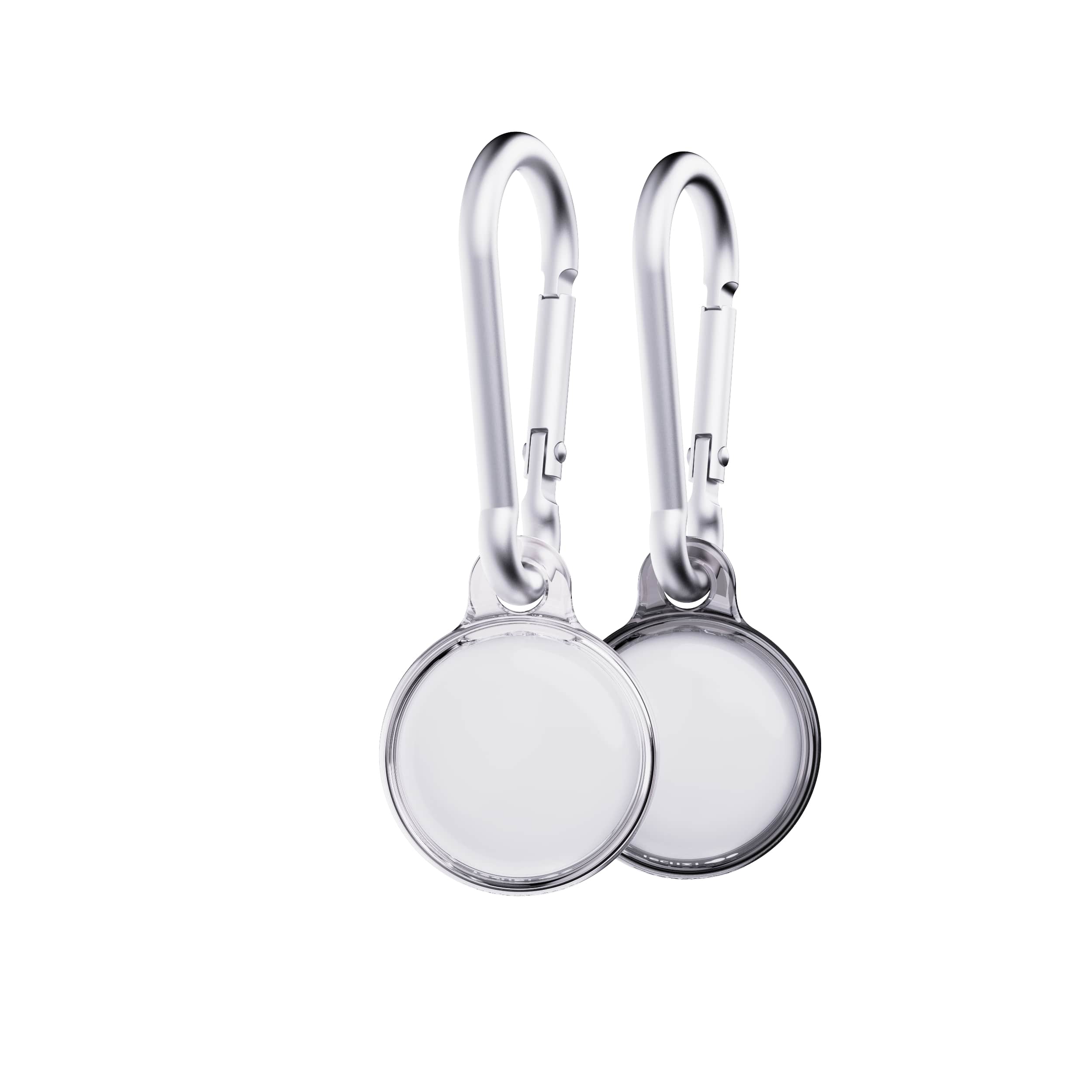 Tech21 EvoPop AirTag Hülle 2er Space Grey Clear