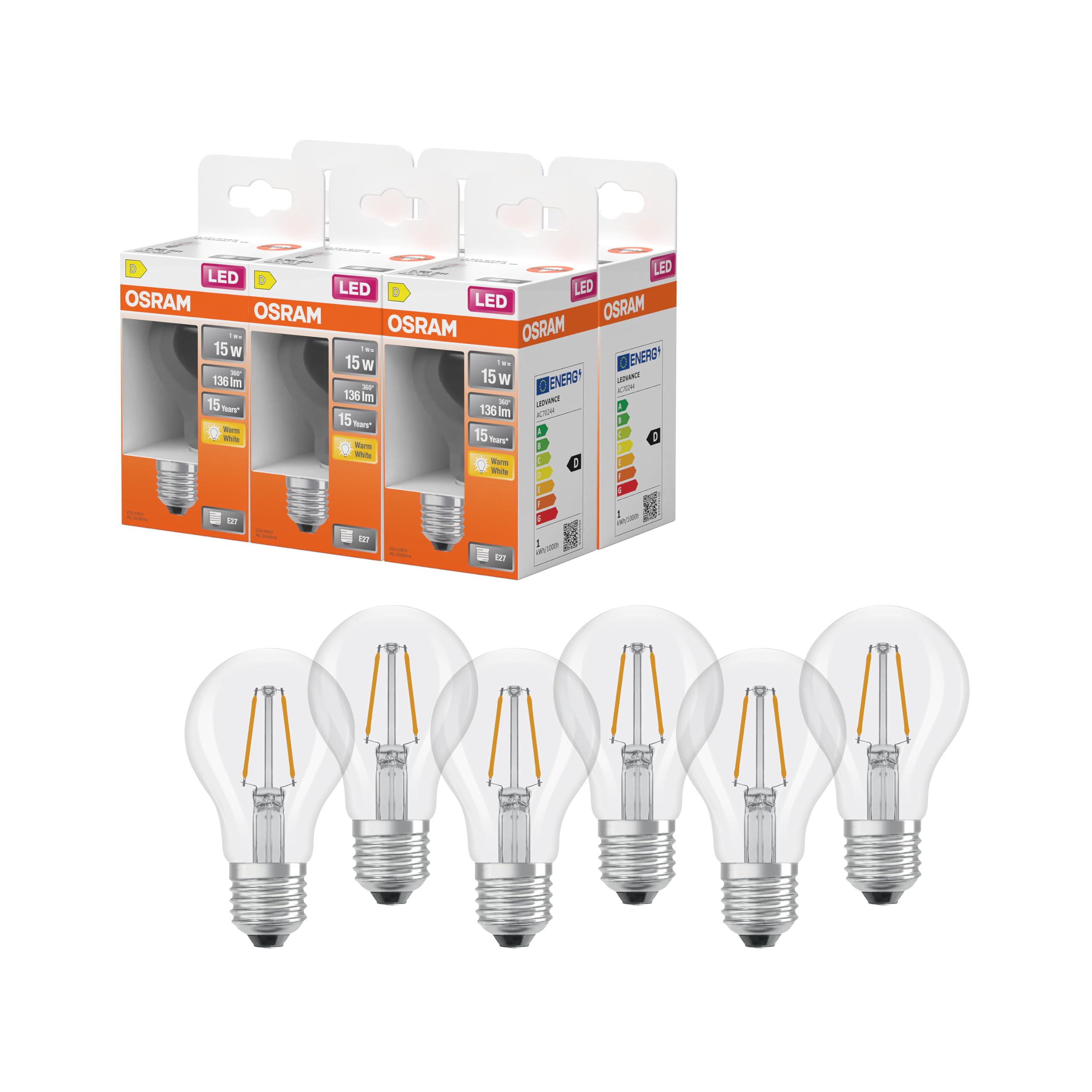 ams OSRAM SMART+ Star A60 LED-Lampe E27 matt kaltweiß