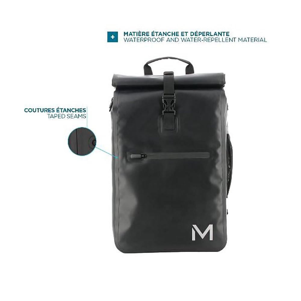 Mobilis Laptop Fahrradrucksack 25L 15.6 Zoll Schwarz