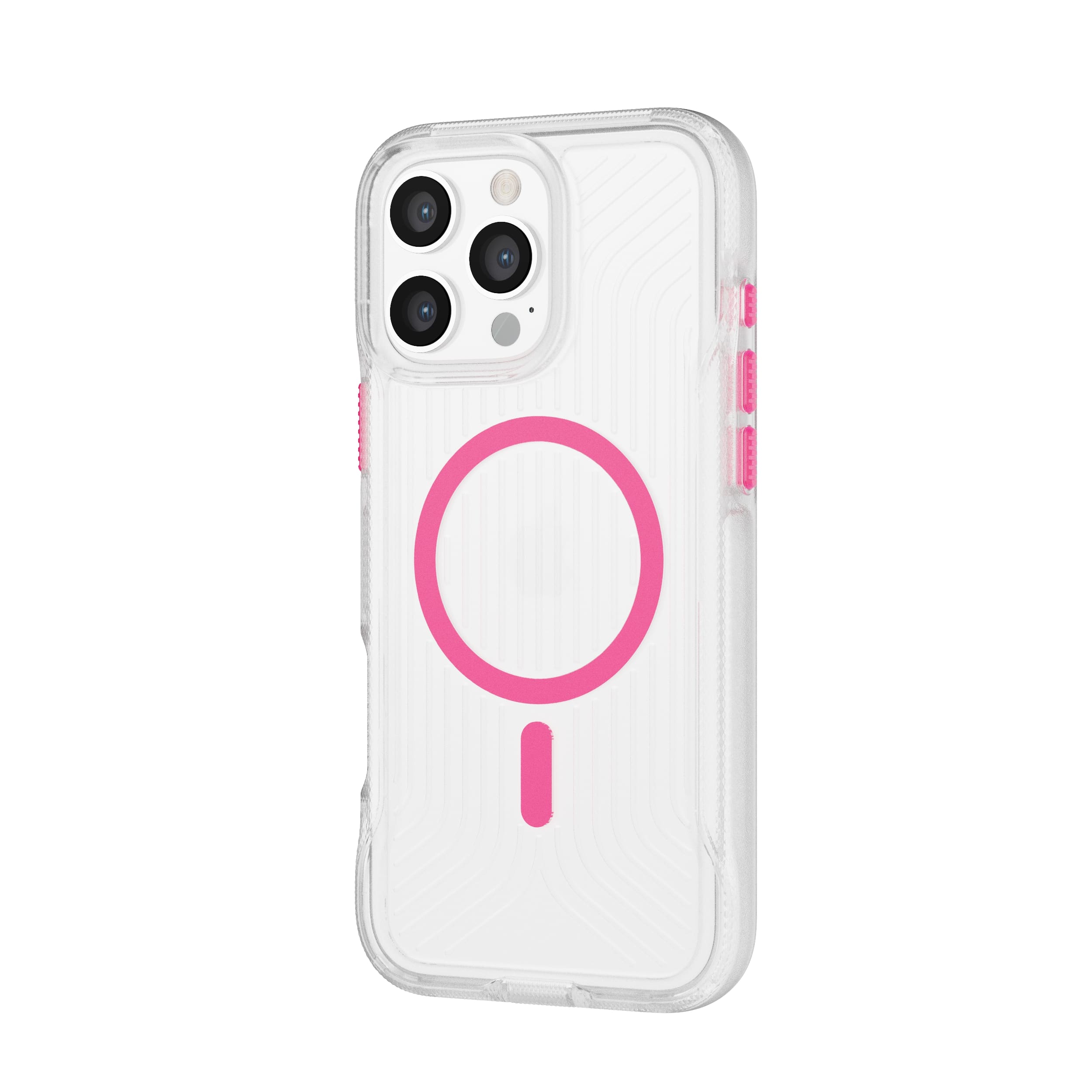 Tech21 FlexPro iPhone 16 Pro Max Hülle Neon Pink Glow