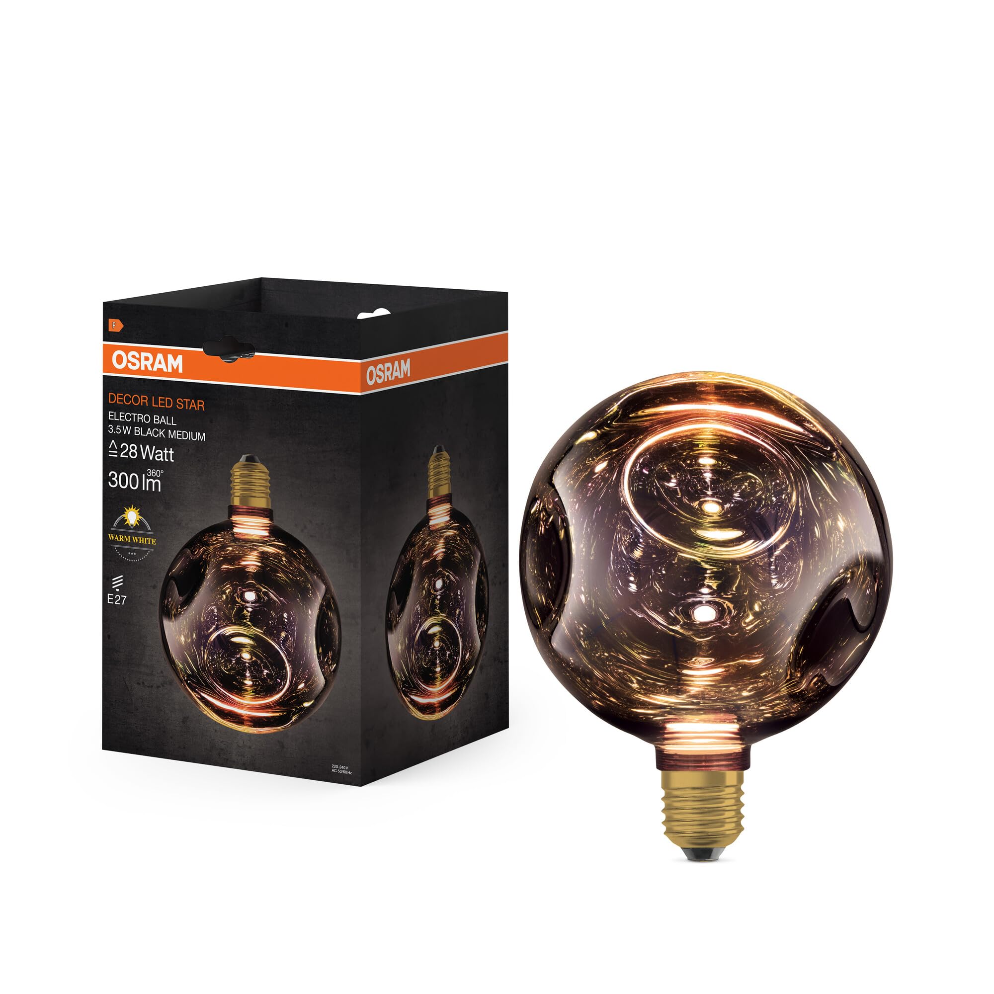 OSRAM DECOR Electro Glaslampe Large gold E27 2700K