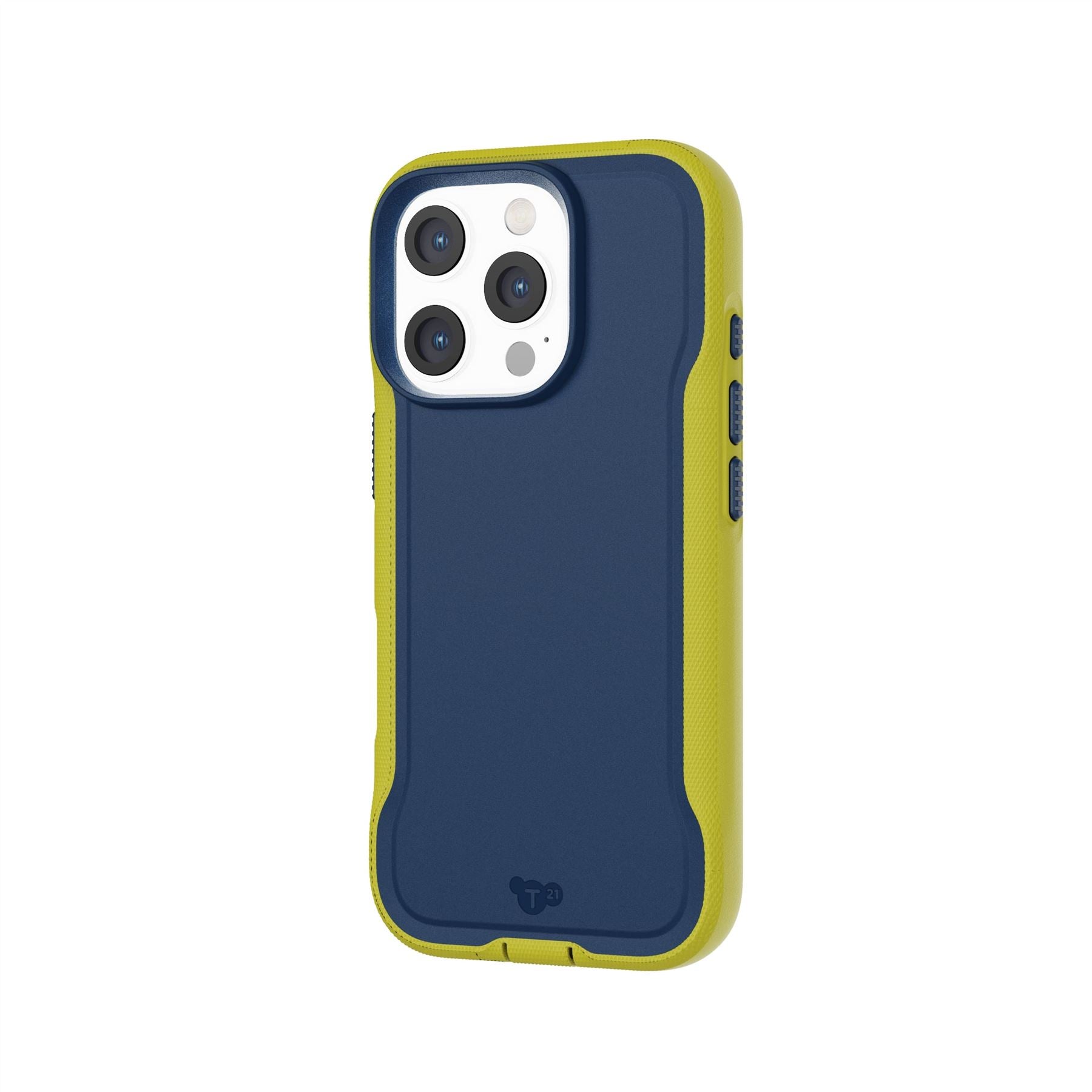 Tech21 EvoPro iPhone 16 Pro MagSafe Handyhülle Navy Yellow 10m
