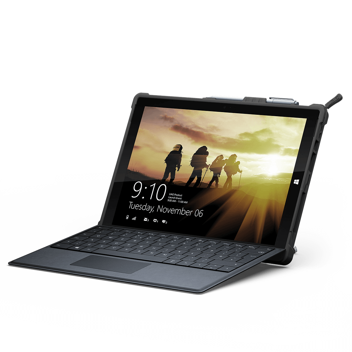 UAG Metropolis SE Surface Pro Hülle mit Ständer Stifthalter