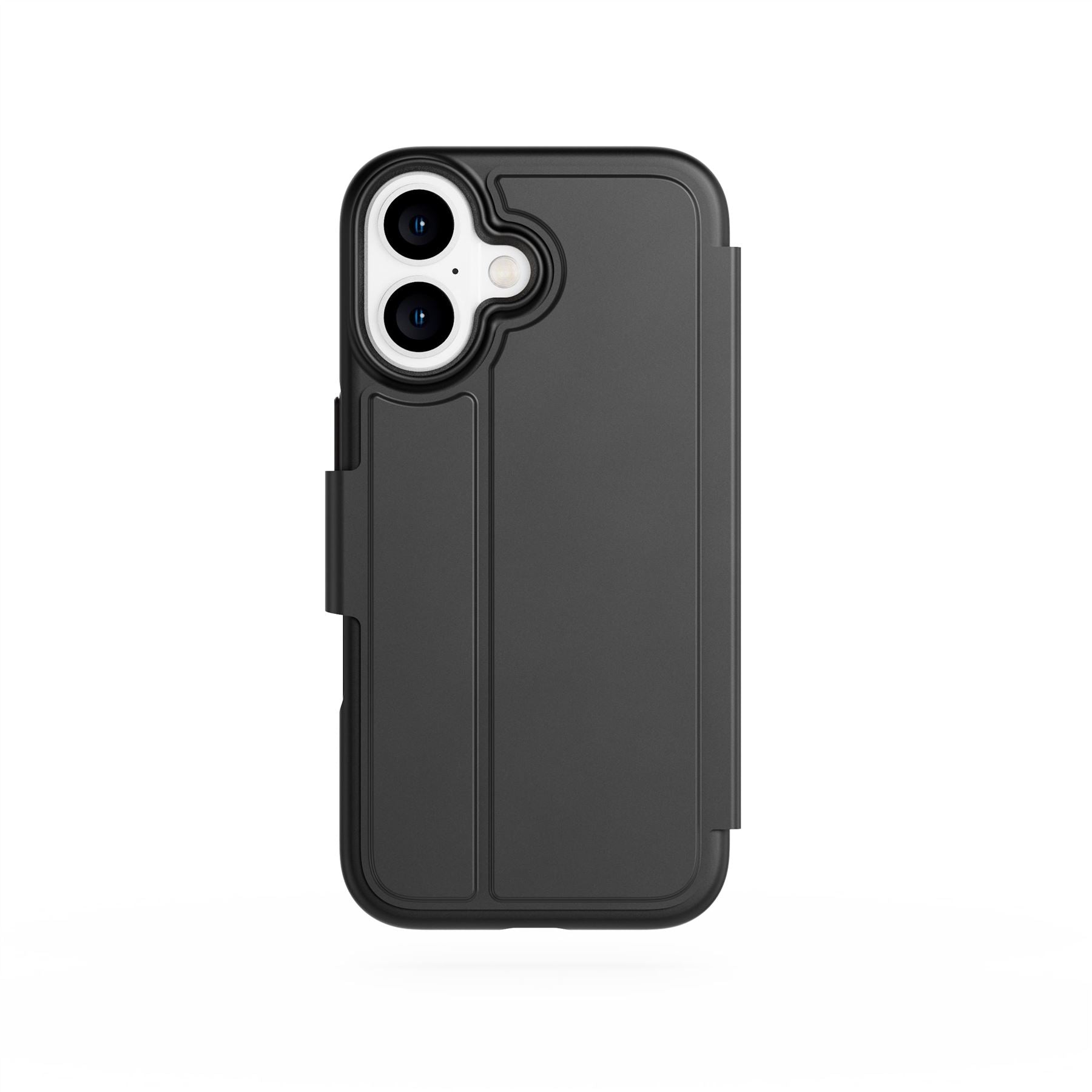 Tech21 EvoLite Wallet iPhone 16 Hülle Black Kartenfach
